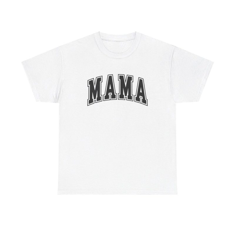 Mama Black Font Unisex Heavy Cotton Tee